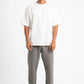 GREY WAFFLE WEAVE PANTS
