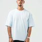 SKY BLUE DUSTY BOX-TEE