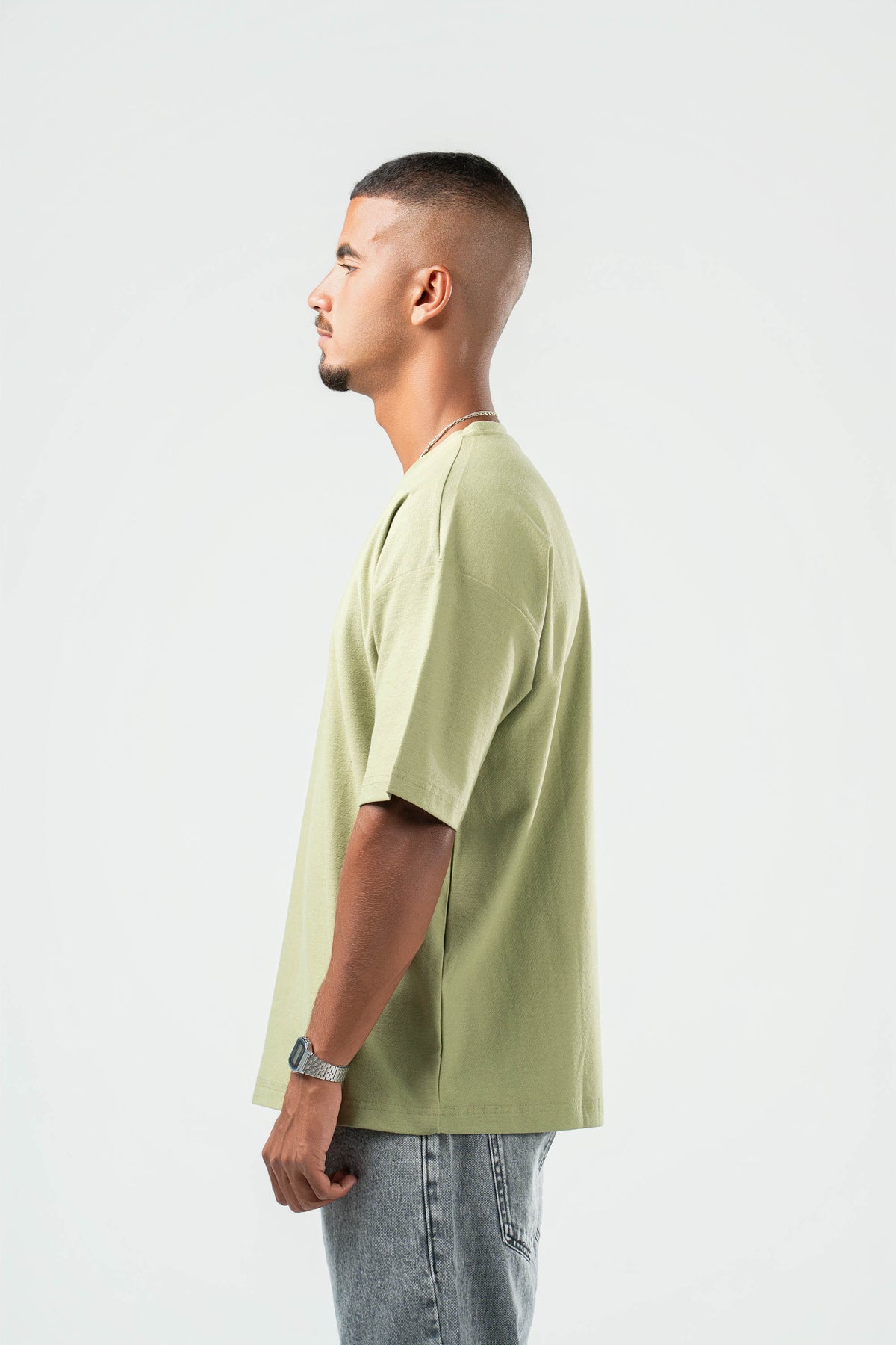 MINT GREEN DUSTY BOX-TEE
