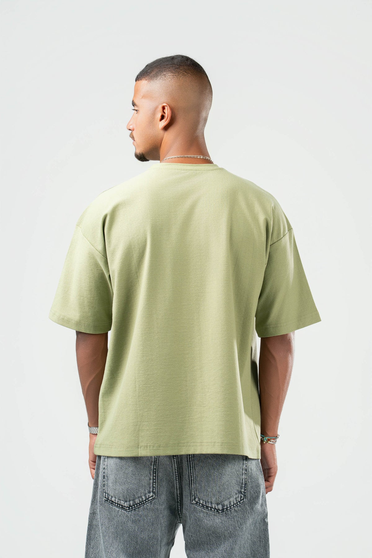 MINT GREEN DUSTY BOX-TEE
