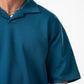 OCEAN BLUE PLAIN POLO SHIRT
