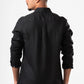BLACK LINEN SHIRT