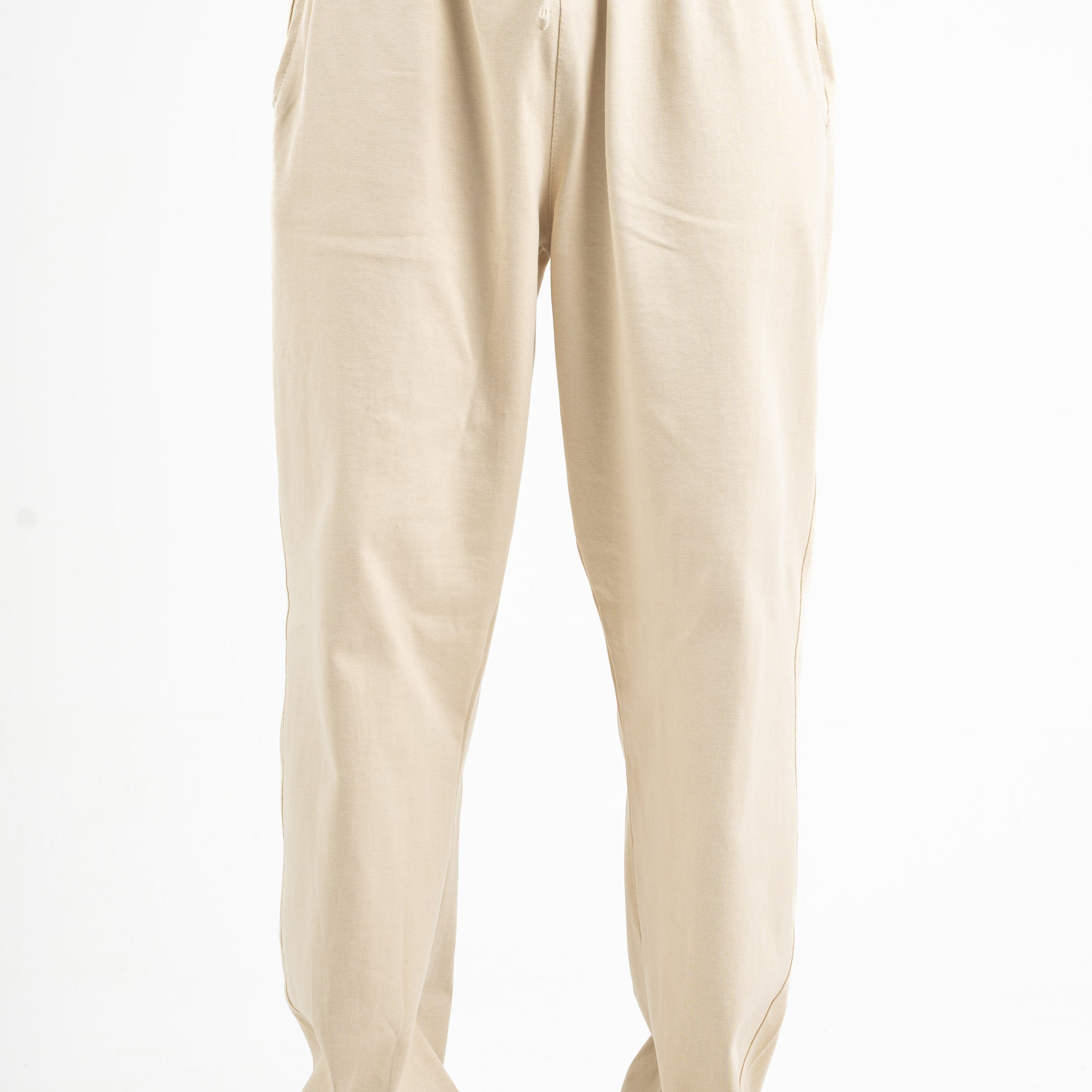 BEIGE HEAVY WEIGHT RELAXED PANTS