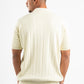 CREAMY RIBBED KNIT POLO 09