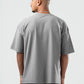 DARK GREY DUSTY BOX-TEE