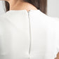 OFF-WHITE SLEEVELESS FITTED TOP