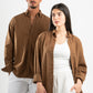 BROWN LINEN SHIRT