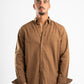 BROWN LINEN SHIRT