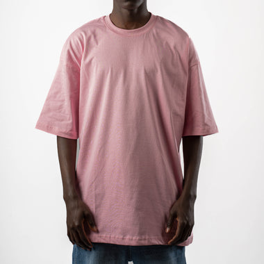 PINK ORGANDY OVER-SIZED T-SHIRT