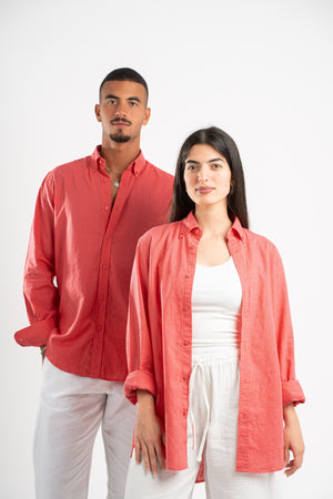WATERMELON LINEN SHIRT