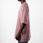 PINK ORGANDY OVER-SIZED T-SHIRT