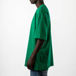 GREEN ORGANDY OVER-SIZED T-SHIRT