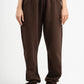 DARK BROWN SOFTLINE STRAIGHT LEG PANTS