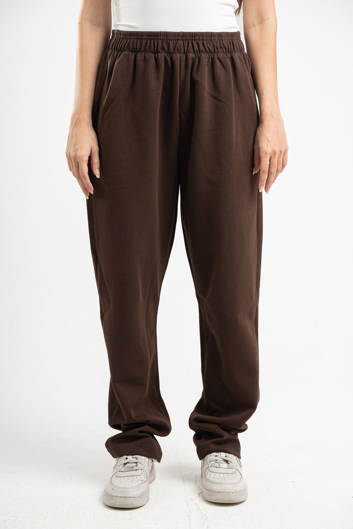DARK BROWN SOFTLINE STRAIGHT LEG PANTS