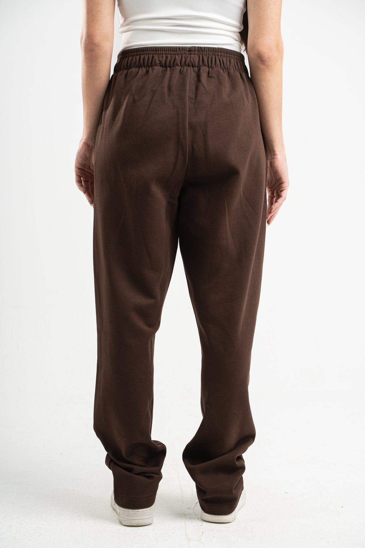 DARK BROWN SOFTLINE STRAIGHT LEG PANTS