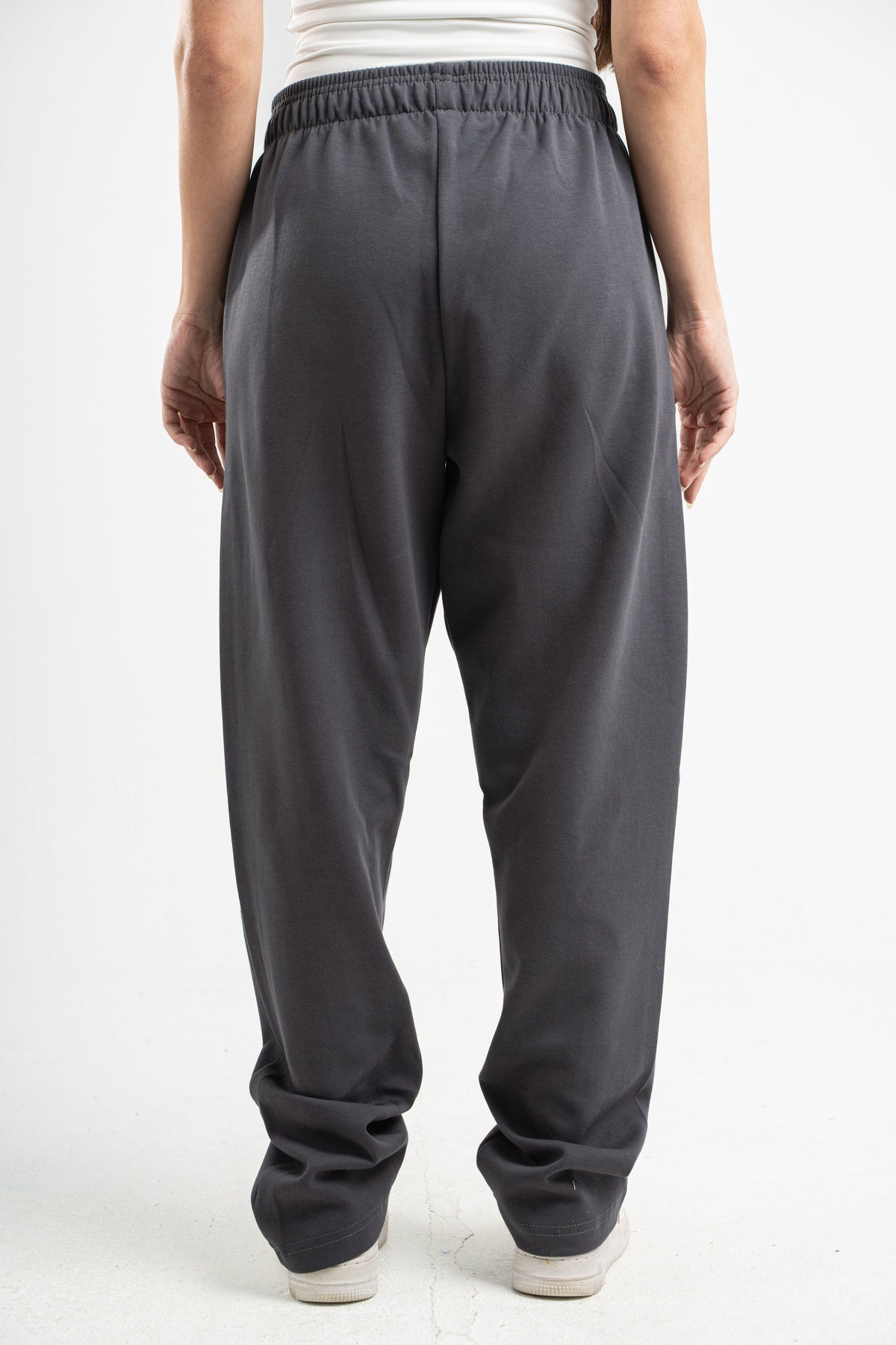 DARK GREY SOFTLINE STRAIGHT LEG PANT