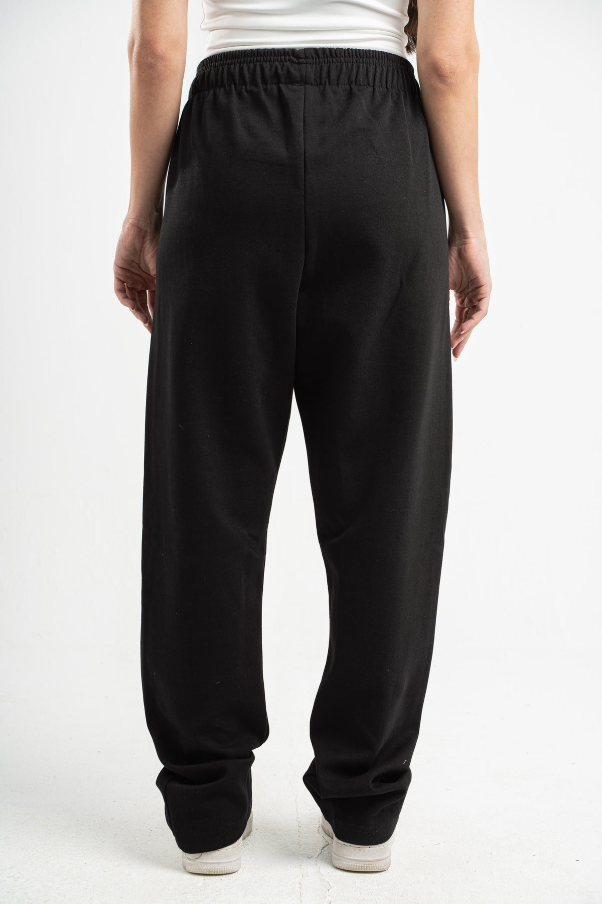 BLACK SOFTLINE STRAIGHT LEG PANTS