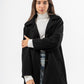 WOMEN BLACK WOOL COAT