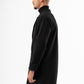 MEN BLACK WOOL COAT