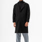 MEN BLACK WOOL COAT