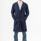 MEN NAVY WOOL COAT