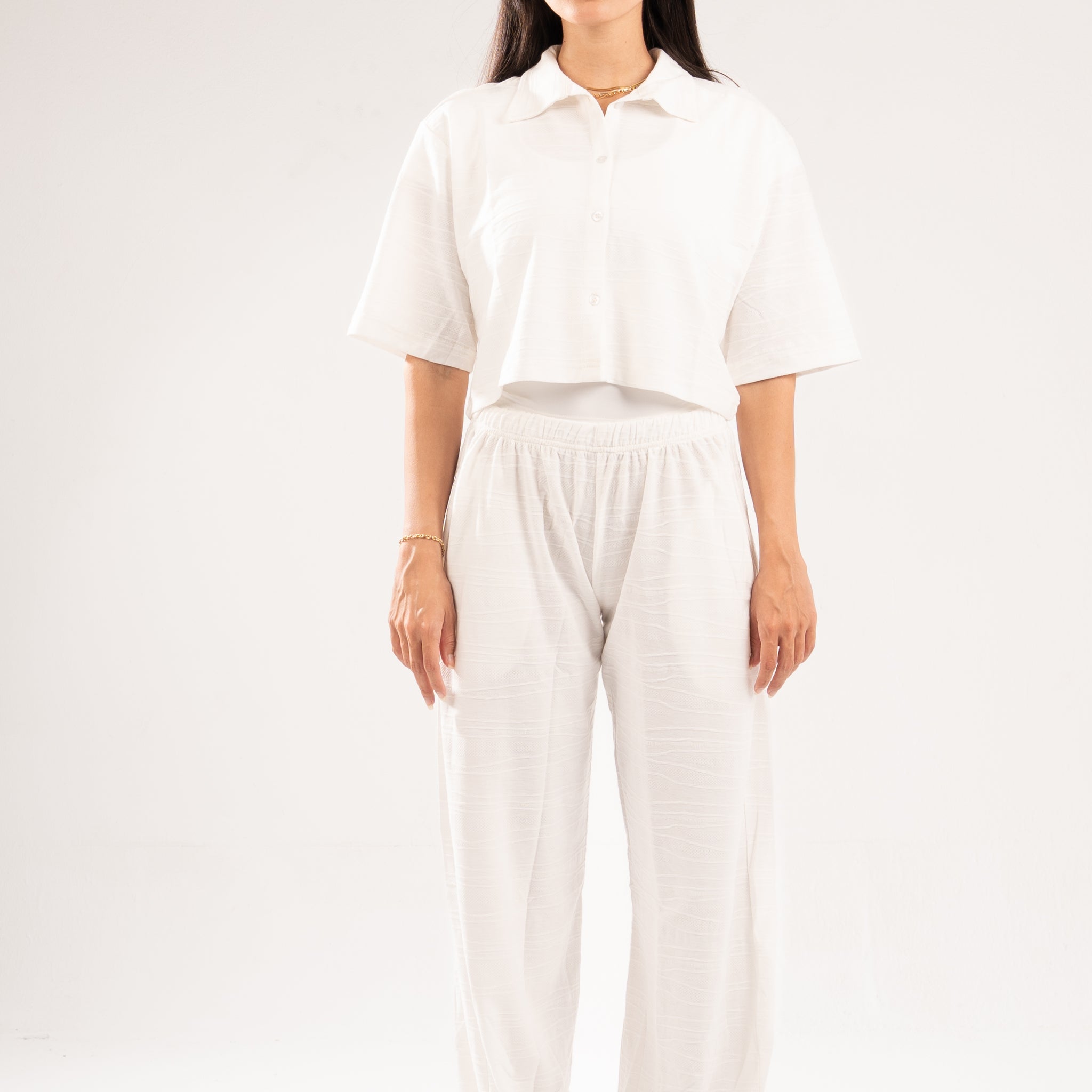 OFF-WHITE WAVE TEXTURED PANTS