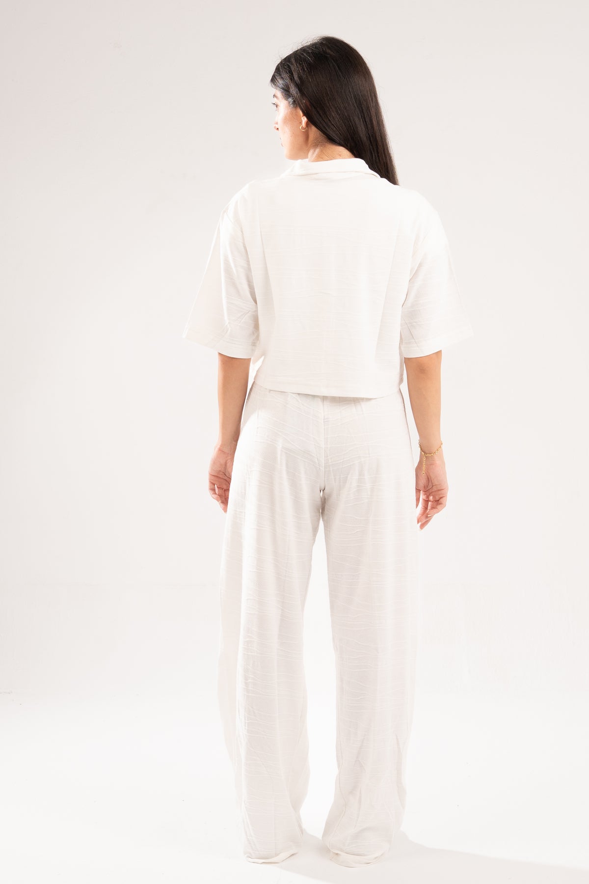 OFF-WHITE WAVE TEXTURED PANTS