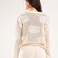 CREAMY BREEZE CROCHET STRING TOP