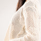 CREAMY BREEZE CROCHET STRING TOP