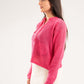 HOT PINK BREEZE CROCHET STRING TOP