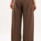 BROWN WRINKLED PANTS