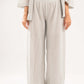 MINT SEMI SHEER KNITTED PANTS
