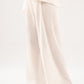 OFF-WHITE SEMI SHEER KNITTED PANTS
