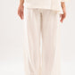 OFF-WHITE SEMI SHEER KNITTED PANTS