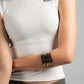 OFF-WHITE RIBBED CUT BASIC TOP