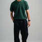 DARK GREEN HEX TWIST POLO