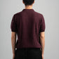 BURGUNDY HEX TWIST POLO
