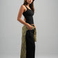 BLACK RIBBED TANK TOP