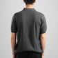 DARK GREY HEX TWIST POLO