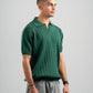 DARK GREEN EASY LINES KNIT POLO