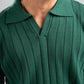 DARK GREEN EASY LINES KNIT POLO