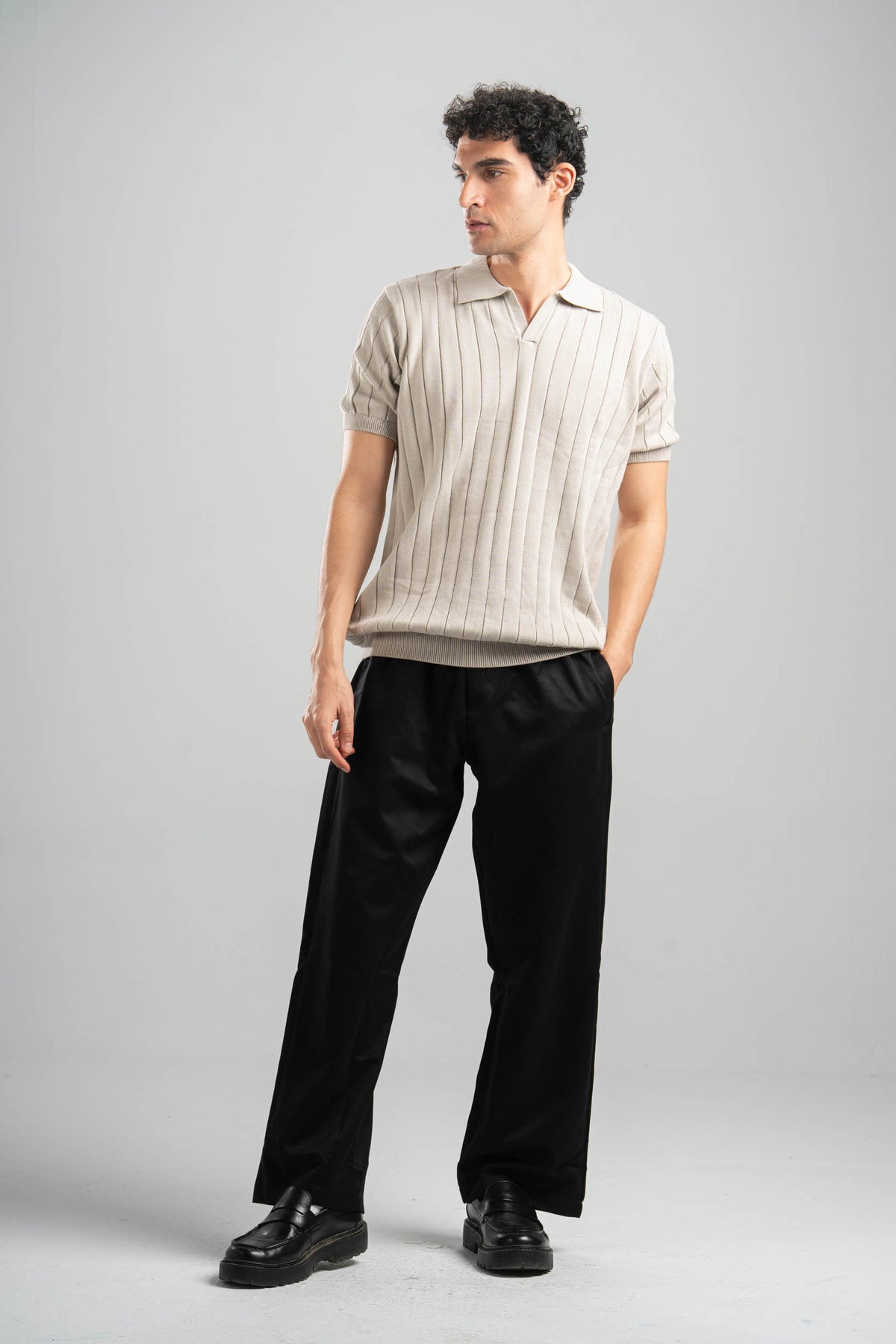 MINT GREEN EASY LINES KNIT POLO