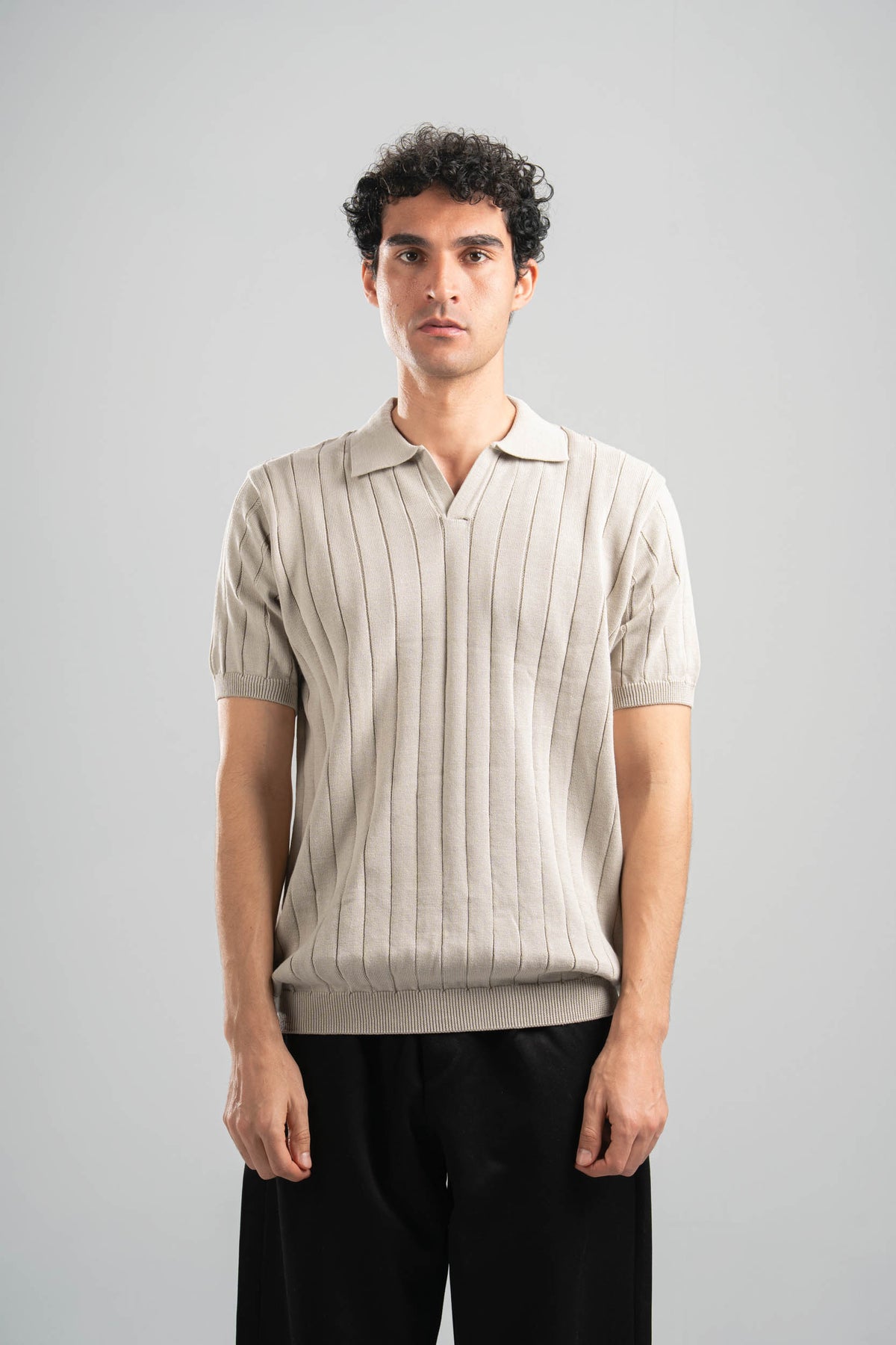 MINT GREEN EASY LINES KNIT POLO