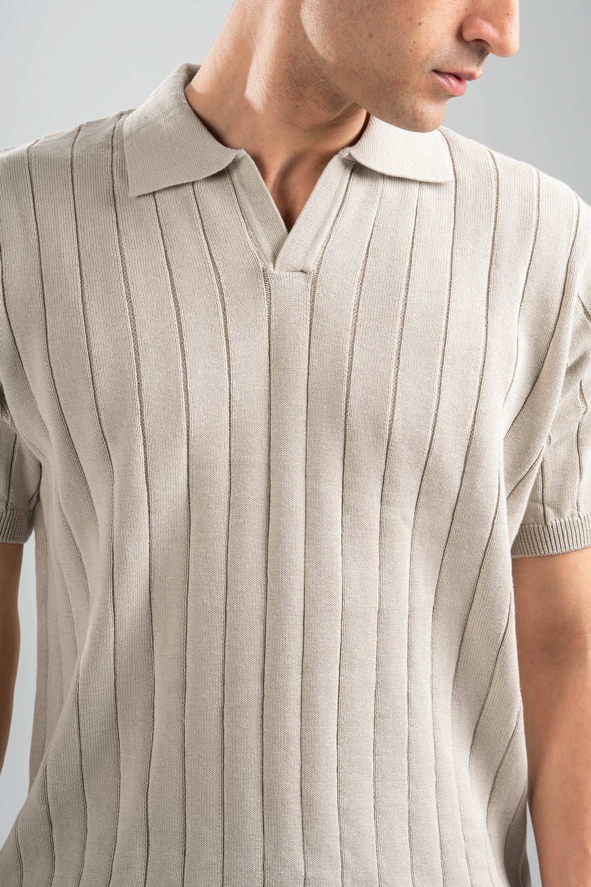 MINT GREEN EASY LINES KNIT POLO