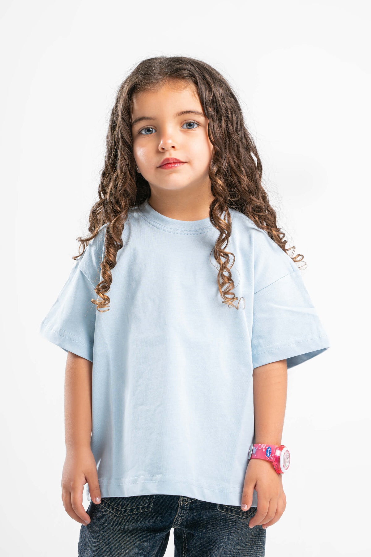 SKY BLUE LITTLE ONES ORGANDY BOX-TEE