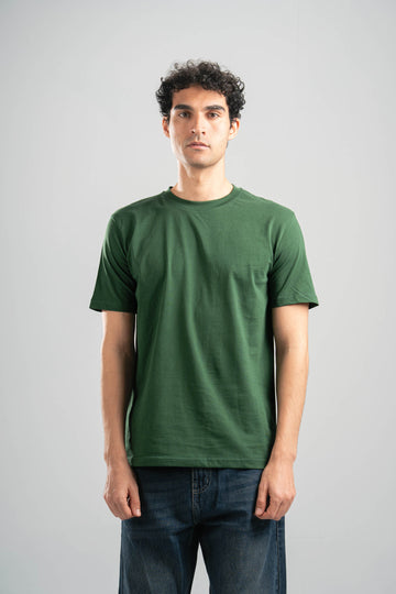 DARK GREEN REGULAR T-SHIRT