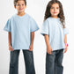 WASHED GREEN LITTLE ONES DENIM