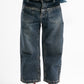 WASHED GREEN LITTLE ONES DENIM