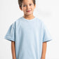 SKY BLUE LITTLE ONES SUMMER MELTON BOX-TEE
