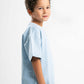 SKY BLUE LITTLE ONES SUMMER MELTON BOX-TEE